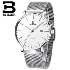 Switzerland BINGER Mens Watches Luxury Brand automatic mechanical Men Watch Sapphire Male Japan Movement reloj hombre B-5081M-12