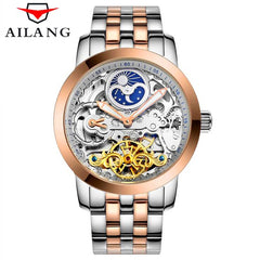 AILANG 2017 New Luxury Casual Clock Men Automatic Watch Skeleton Business Watch Mechanical Relogio Male Montre Watch Mens Reloje