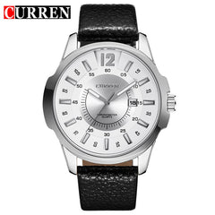 CURREN Mens Watches Top Luxury Brand Leather Starp Men's Quartz Date Clock Men Fashion Business Wrist Watch Relogio Masculino