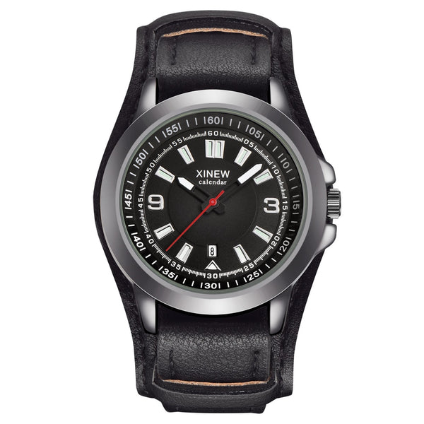 Fashion Men's Watch Top Brand Luxury Men Military Quartz Watch Mens Watches Leather Sports Wristwatch Date Clock Relogio