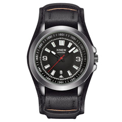 Fashion Men's Watch Top Brand Luxury Men Military Quartz Watch Mens Watches Leather Sports Wristwatch Date Clock Relogio