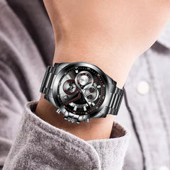 CADISEN 2019 Watch Men Top Brand Luxury Military Army Sports Casual Waterproof Mens Watches Quartz Stainless Steel Wristwatch