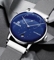 Switzerland BINGER Men Watch Luxury Brand Automatic Mechanical Mens Watches Sapphire Male Japan Movement reloj hombre B-1187-16