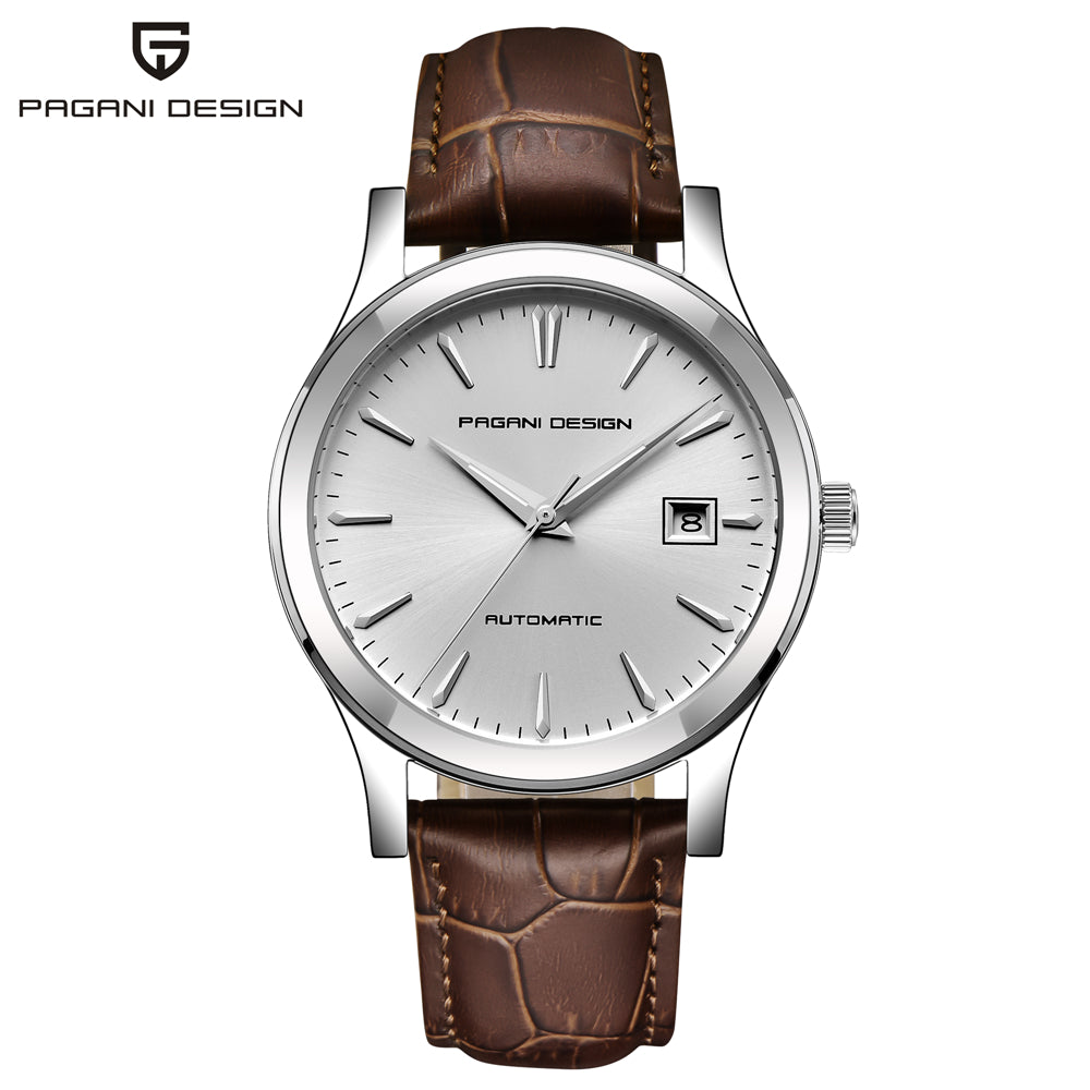PAGANI DESIGN 2018 New Men's Classic Mechanical Watches Business Waterproof Clock Luxury Brand Genuine Leather Automatic Watch