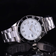 2017 SOUTHBERG  Luxury Fashion Mens Watches Quartz Steel  Top Brand Green Wrist Watch For Man relogio masculino