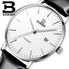 Switzerland BINGER Mens Watches Luxury Brand automatic mechanical Men Watch Sapphire Male Japan Movement reloj hombre B-5081M-12