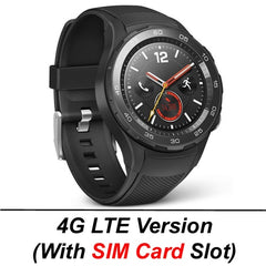 Original International Rom Huawei Watch 2 Smart watch Supports LTE 4G Phone Call For Android iOS with IP68 waterproof NFC GPS