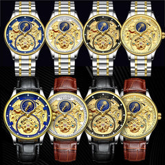Tevise Automatic Watch Men Mechanical Watches Hollow Skeleton Self-Winding Male Luxury Brand Sport Wrist Watch Relogio Masculino