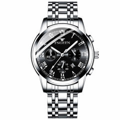 FNGEEN Top Luxury Brand Men Watch Back Light Hands Business Fashion Casual Men Quartz Watches Waterproof Clock Montre homme