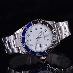 2017 SOUTHBERG  Luxury Fashion Mens Watches Quartz Steel  Top Brand Green Wrist Watch For Man relogio masculino