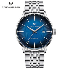 PAGANI DESIGN Brand Watch Men Automatic Mechanical Wristwatches Mens Leather Waterproof Watches New Men's Clock relojes hombre
