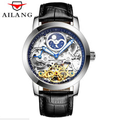 AILANG 2017 New Luxury Casual Clock Men Automatic Watch Skeleton Business Watch Mechanical Relogio Male Montre Watch Mens Reloje
