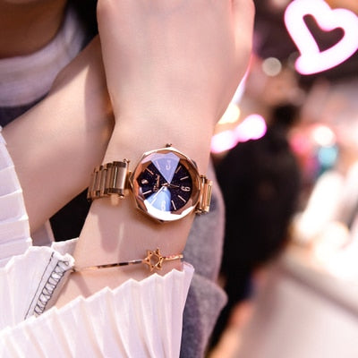 2019 Super Beauty Women Watches Fashion Ladies Dress watch women Luxury Causal Watches Clock Female Stainless Steel Wristwatches