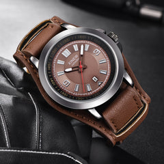Fashion Men's Watch Top Brand Luxury Men Military Quartz Watch Mens Watches Leather Sports Wristwatch Date Clock Relogio