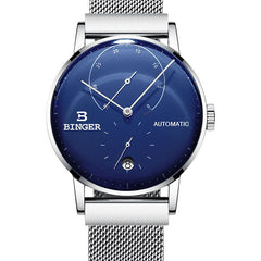 Switzerland BINGER Men Watch Luxury Brand Automatic Mechanical Mens Watches Sapphire Male Japan Movement reloj hombre B-1187-16