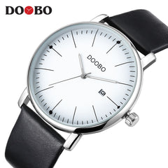 DOOBO Men Watches Top Brand Luxury Gold Male Watch Fashion Leather Strap Casual sport Wristwatch With Big Dial Drop Shipping