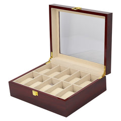 LISM Luxury Wood Storag Boxes 2/3/5/6/10/12/20 Watches Boxes Display Watch Box Jewelry Case Organizer Holder Promotion Boxes