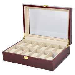 LISM Luxury Wood Storag Boxes 2/3/5/6/10/12/20 Watches Boxes Display Watch Box Jewelry Case Organizer Holder Promotion Boxes