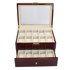 LISM Luxury Wood Storag Boxes 2/3/5/6/10/12/20 Watches Boxes Display Watch Box Jewelry Case Organizer Holder Promotion Boxes