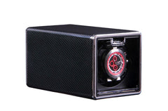 2019 New Super mini Portable Auto Silent Watch Winder Holder Display Automatic Mechanical Black Winding Jewelry Watch Box Case