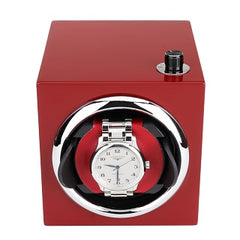 2019 New Super mini Portable Auto Silent Watch Winder Holder Display Automatic Mechanical Black Winding Jewelry Watch Box Case