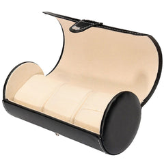 YCYS-3 Slot Watch Box Travel Case Wrist Roll Jewelry Storage Collector Organizer