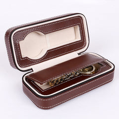Luxury 2-8 Grids Leather Watch Box Portable travelling Watch bag Storage Watches Display Box Case Jewelry Watch Collector Case