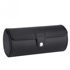 Portable Travel Watch Case Roll 2 Slot Wristwatch Box Storage Travel Pouch Ring Earrings Wrist Watch Jewelry Storage Box