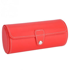 Portable Travel Watch Case Roll 2 Slot Wristwatch Box Storage Travel Pouch Ring Earrings Wrist Watch Jewelry Storage Box