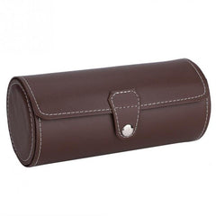 Portable Travel Watch Case Roll 2 Slot Wristwatch Box Storage Travel Pouch Ring Earrings Wrist Watch Jewelry Storage Box