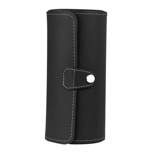 Luxury Watch Display Gift Box Case Roll 3 Slot Wristwatch Necklace Bracelet Jewelry PU Leather Box Storage Travel Pouch