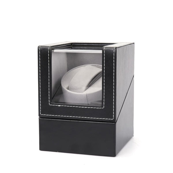 Automatic Watch Winder Box Case Holder Mechanical Watch Display Organizer EU/US/AU/UK Plug Luxury Motor Shaker PU Leather Mini
