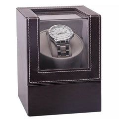 Automatic Watch Winder Box Case Holder Mechanical Watch Display Organizer EU/US/AU/UK Plug Luxury Motor Shaker PU Leather Mini