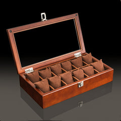New Wood Watch Display Box Organizer Black Top Watch Wooden Case Fashion Watch Storage Packing Gift Boxes Jewelry Case