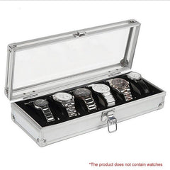 Wooden/Leather 8/10/12 Grids Watch Display Sunglass Case Durable Packaging Holder Jewelry Collection Storage Organizer Box
