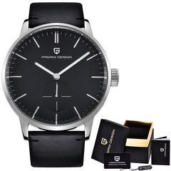 PAGANI design luxury Top Brand simple Chronograph stainless steel Men's Watch Military Quartz Wrist Watches Dress Clock Male