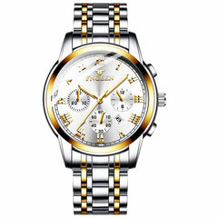 FNGEEN Top Luxury Brand Men Watch Back Light Hands Business Fashion Casual Men Quartz Watches Waterproof Clock Montre homme