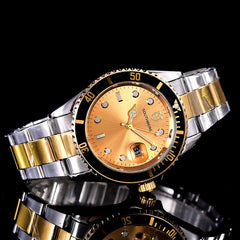 2017 SOUTHBERG  Luxury Fashion Mens Watches Quartz Steel  Top Brand Green Wrist Watch For Man relogio masculino