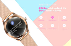 696 KW10 Fashion Smart Watch Women Lovely Bracelet Heart Rate Monitor Sleep Monitoring Smartwatch connect IOS Android PK S3 band