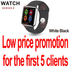 50%off 42mm Smart Watch Series 4 Clock Push Message Bluetooth Connectivity For Android phone IOS apple iPhone 6 7 8 X Smartwatch