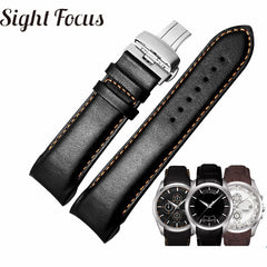 Calfskin Leather Men's Watchband 1853 for Tissot Watch Strap T035410A 407A Couturier 22 23 24mm Watch Bands Belt Wrist Bracelets
