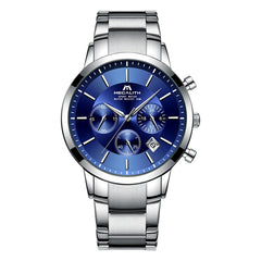 MEGALITH New Fashion Mens Watch Men Quartz Watches Waterproof Sport Chronograph Wristwatches Top Brand Luxury Gents Clock