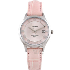 Casio watch Analogue Women's Quartz Watch Elegant Simple Leather Strap Steel Belt Waterproof Pointer Watch  LTP-E142