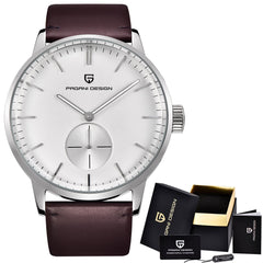 PAGANI design luxury Top Brand simple Chronograph stainless steel Men's Watch Military Quartz Wrist Watches Dress Clock Male