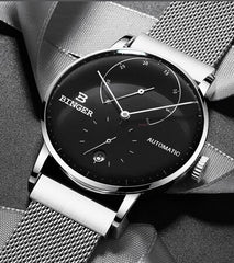 Switzerland BINGER Men Watch Luxury Brand Automatic Mechanical Mens Watches Sapphire Male Japan Movement reloj hombre B-1187-4