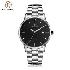 STARKING Original Brand Watch Men Automatic Self-wind Stainless Steel 5atm Waterproof Business Men Wrist Watch Timepieces AM0184