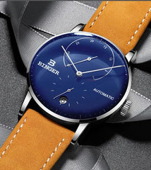 Switzerland BINGER Men Watch Luxury Brand Automatic Mechanical Mens Watches Sapphire Male Japan Movement reloj hombre B-1187-16