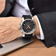 Mens Watches Top Luxury Brand PAGANI DESIGN Sport Military Quatz Watch Silicone Strap Chronograph Waterproof Men's Wrist watch