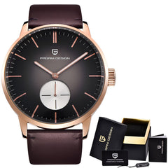 PAGANI design luxury Top Brand simple Chronograph stainless steel Men's Watch Military Quartz Wrist Watches Dress Clock Male