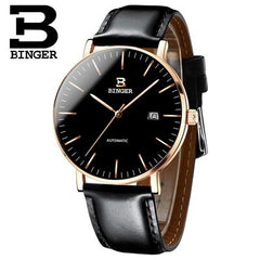 Switzerland BINGER Mens Watches Luxury Brand automatic mechanical Men Watch Sapphire Male Japan Movement reloj hombre B-5081M-12